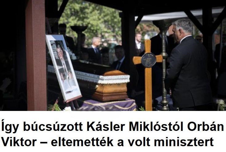 Így búcsúzott Orbán Viktor Kásler Miklóstól – eltemették a volt minisztert