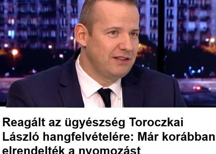 Ügyészség reagált Toroczkai László hangfelvételére – nyomozás már korábban elrendelve