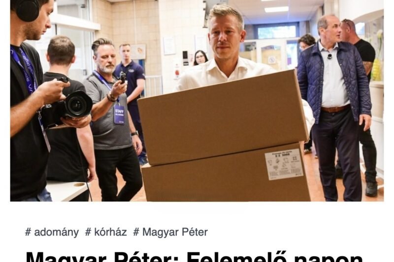 Magyar Péter: „Felemelő napon vagyunk túl”