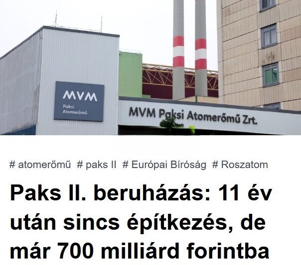 Mindenki erről beszél: Paks II. hatalmas költségek, nulla építkezés