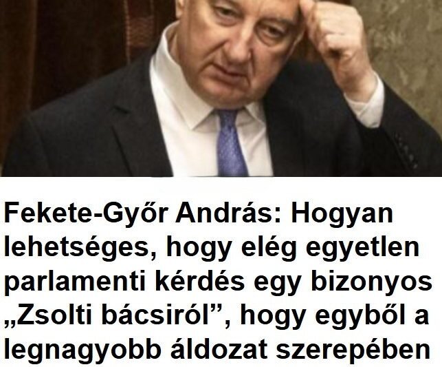 Fekete-Győr András döbbenetes kérdése: miért elég egyetlen mondat ‘Zsolti bácsiról’, hogy valaki áldozatnak állítsa be magát?