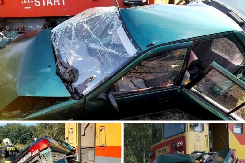 Dráma Apagyon: egy autó összeütközött a vonattal – a sofőr súlyos sérülésekkel küzd az életéért!