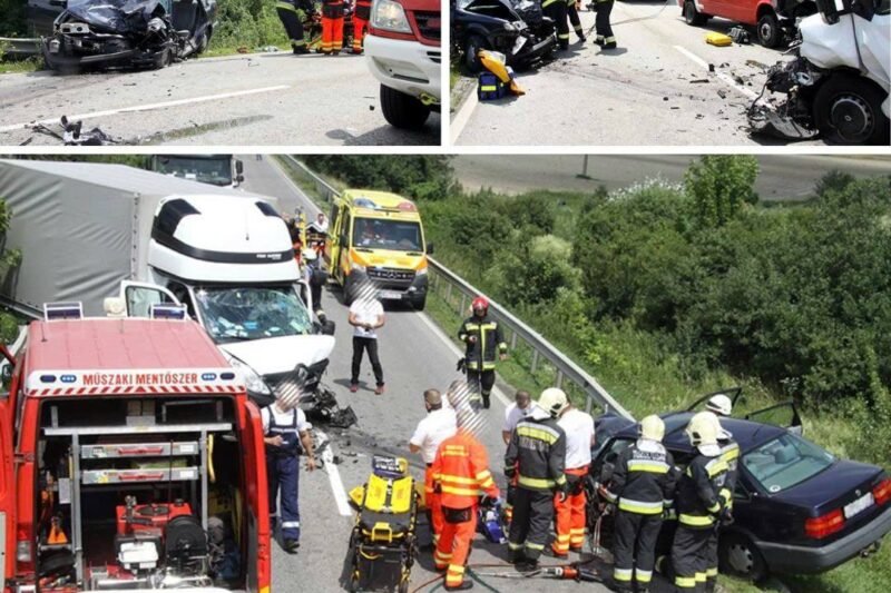 👉 Súlyos ütközés a főúton! A tűzoltók a roncsok közül mentették ki a sérülteket – percekig tartott a küzdelem az életükért!