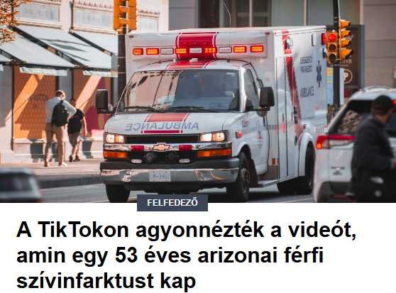 😱 Felrobbant a TikTok! 💥 Egy 53 éves arizonai férfi szívinfarktust kapott a kamera előtt ❤️‍🔥