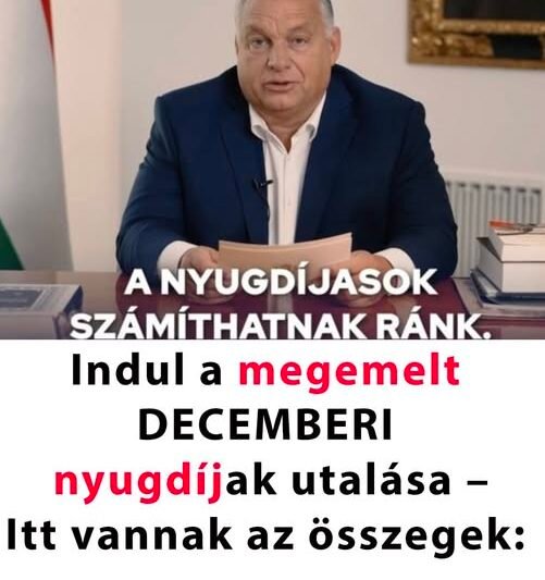 💸 Indul a megemelt decemberi nyugdíjak utalása – nézd meg, milyen pluszbevételekre számíthatnak még az idősek az év elején 👇 Cikk a hozzászólásoknál >>>