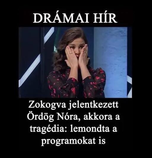 Zokogva jelentkezett Ördög Nóra…👇 Az események annyira megrázták, hogy minden programját le kellett mondania. A történet folytatása a kommentekben.👇👇👇