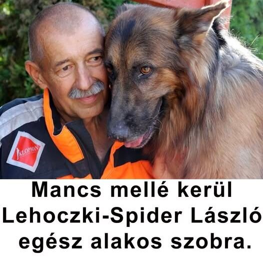 🖤 Igazi miskolci hős! Lehoczki-Spider László egész alakos szobra Mancs mellé kerül – több mint ezer életet mentett 👏 👇 A cikket a hozzászólásoknál találod!