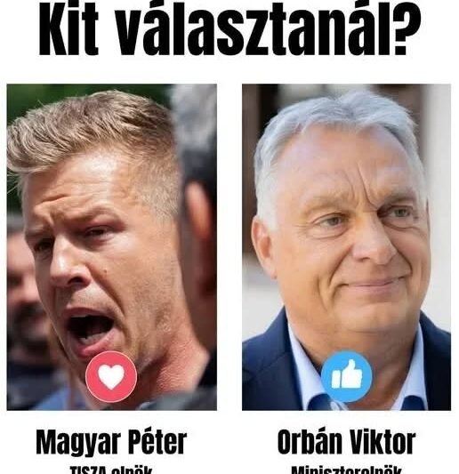⚡ Ez most komoly? Új adatok borítják a megszokott sorrendet – egyre többen beszélnek arról, mi jöhet áprilisban… 🗳️ Szavazz reakcióval: ❤️ Magyar Péter 👍 Orbán Viktor 👇👇