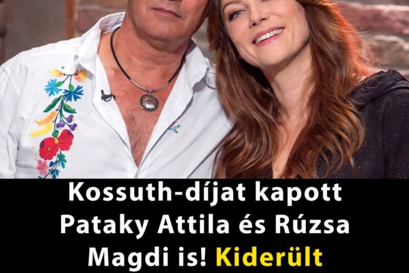 😱 Kossuth-díjat kapott Pataky Attila és Rúzsa Magdi is! Kiderült, mekkora juttatás jár a díjmellé. 💥