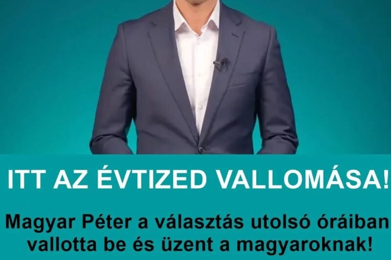 Magyar Péter egy bejelentése nagy visszhangot váltott ki a közéletben