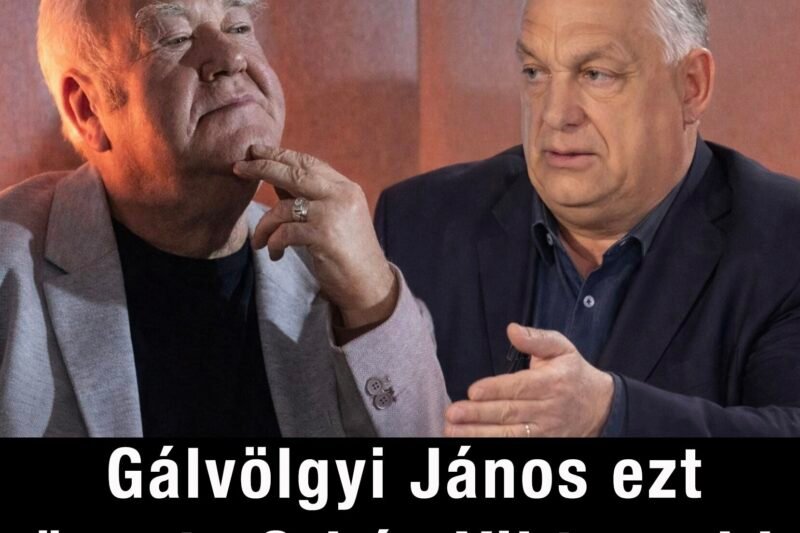 Gálvölgyi János éles kritikát fogalmazott meg Orbán Viktorral kapcsolatban