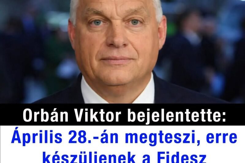 Orbán Viktor bejelentette, hogy április 28-án fontos politikai esemény vagy döntés várható, amely a Fidesz szavazóit is érintheti.