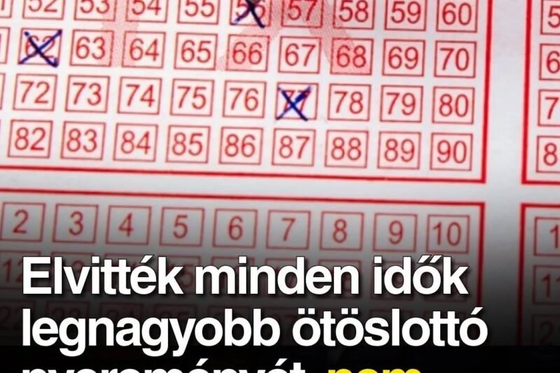 Rekordösszegű ötöslottó-nyereményt vittek el, a nyertes személye nagy érdeklődést váltott ki.