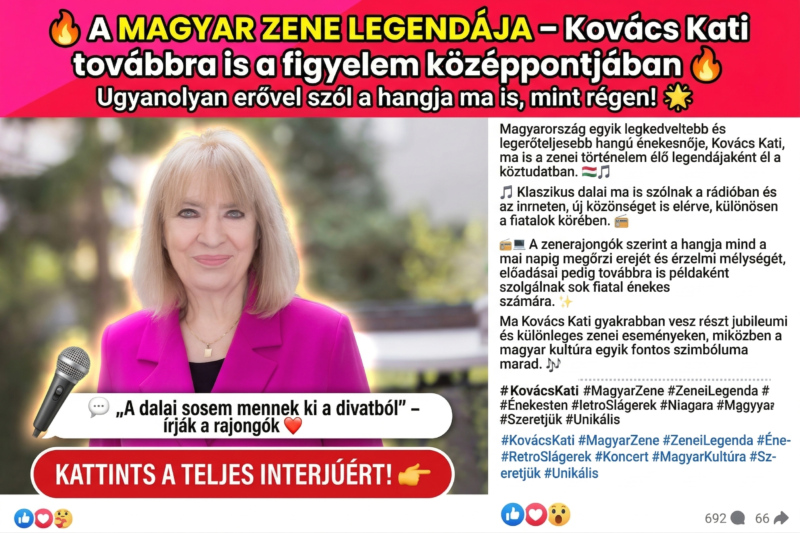 🎤 Kovács Kati – a magyar zene legendája 🇭🇺✨ 💫 Hangja ma is él és hat 🎶 Időtlen slágerek, örök érzések
