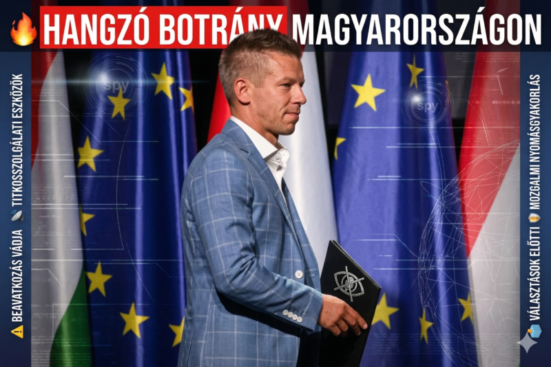 🔥 HANGZÓ BOTRÁNY MAGYARORSZÁGON  Péter Magyar új nyilatkozatában azzal vádolja a hatalmat, hogy titkosszolgálati eszközökkel beavatkoznak a pártja ellen.  Szerinte az elmúlt hónapokban nyomásgyakorlás, megfigyelési kísérletek és politikai célú akciók történtek, amelyek a mozgalmát célozzák.  ⚡ Az ellenzéki politikus szerint ez a politikai küzdelem új szakasza, ahol a hatalom megpróbálja korlátozni a befolyását.  Eközben a kormányoldal egyelőre nem kommentálta hivatalosan ezeket a vádakat.  📊 Ezek a fejlemények a választások előtt történnek, amikor az országban jelentősen nő a politikai feszültség.  👉 Vajon ez a botrány képes lesz megváltoztatni a politikai erőviszonyokat? Ez a közeljövőben kiderül.