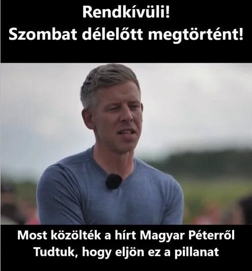 Rendkívüli bejelentés Magyar Péterről szombat délelőtt
